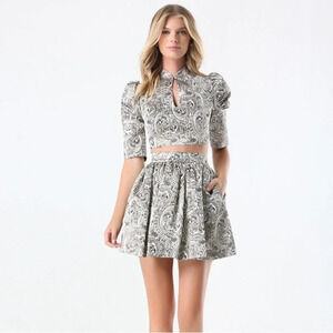 BEBE New With Tags Cupcake Jacquard Skirt Size 4